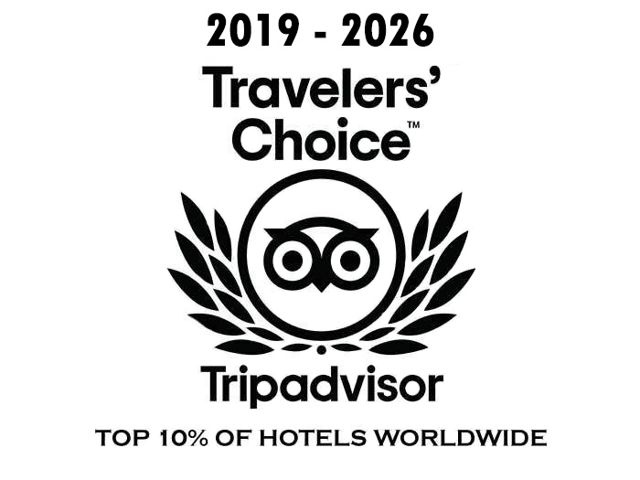 certificate of excellence award from Tripadvisor